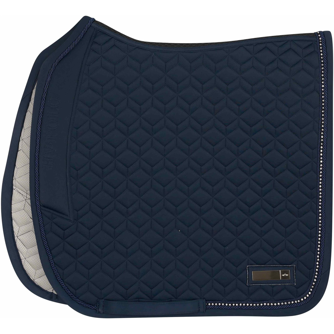 2023 HV Polo June Dressage Saddle Pad 802093506 Navy Horse 2023-hv-polo-june-dressage-saddle-pad-802093506-navy-horse